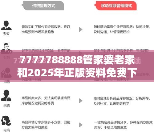 7777788888管家婆老家和2025年正版资料免费下载入口，营销释义、专家解析解释与落实,小心言过其实推广