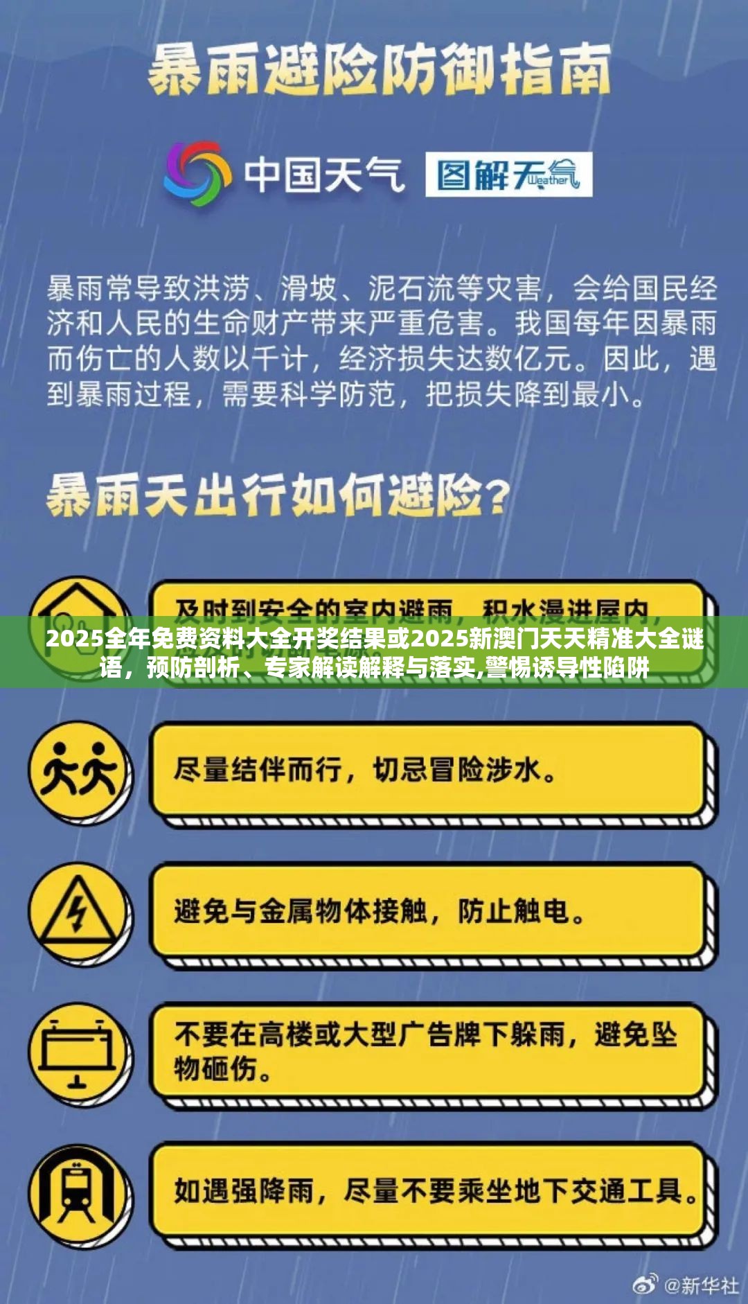 2025全年免费资料大全开奖结果或2025新澳门天天精准大全谜语，预防剖析、专家解读解释与落实,警惕诱导性陷阱
